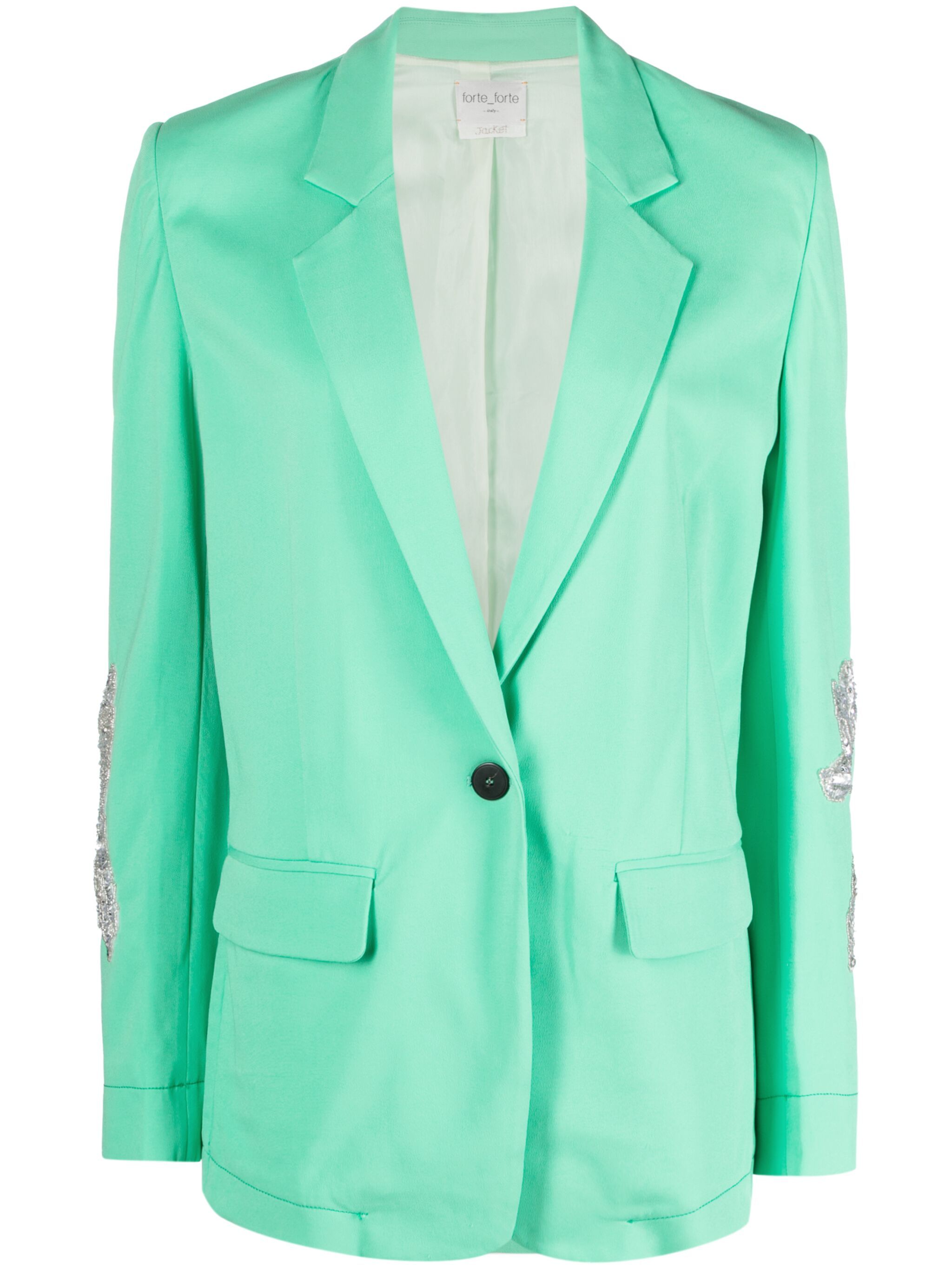 کت کرپ Forte Forte با تزئین گل و پرنده